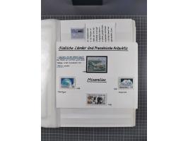 Antarktis: 1961/2016, meist postfrische Sammlung mit Ausgaben von diversen Ländern von Argentinien bis Wallis und Futuna, der