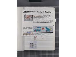 Antarktis: 1961/2016, meist postfrische Sammlung mit Ausgaben von diversen Ländern von Argentinien bis Wallis und Futuna, der