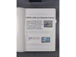 Antarktis: 1961/2016, meist postfrische Sammlung mit Ausgaben von diversen Ländern von Argentinien bis Wallis und Futuna, der