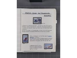 Antarktis: 1961/2016, meist postfrische Sammlung mit Ausgaben von diversen Ländern von Argentinien bis Wallis und Futuna, der