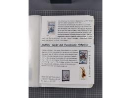 Antarktis: 1961/2016, meist postfrische Sammlung mit Ausgaben von diversen Ländern von Argentinien bis Wallis und Futuna, der