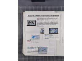 Antarktis: 1961/2016, meist postfrische Sammlung mit Ausgaben von diversen Ländern von Argentinien bis Wallis und Futuna, der