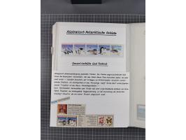 Antarktis: 1961/2016, meist postfrische Sammlung mit Ausgaben von diversen Ländern von Argentinien bis Wallis und Futuna, der