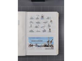 Antarktis: 1961/2016, meist postfrische Sammlung mit Ausgaben von diversen Ländern von Argentinien bis Wallis und Futuna, der