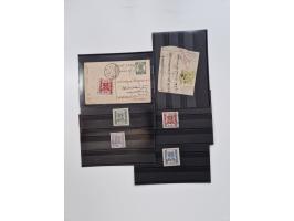 1914/44 (ca.), interesting lot oo about 100 stockcards, including Officials, unused, used and on entires with much interestin