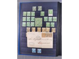 1849/2004, unused, mint never hinged and used collection, starting with some classics, Napoleon with some proofs, Napoleon 1c