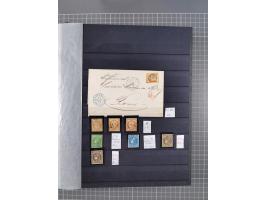 1849/2004, unused, mint never hinged and used collection, starting with some classics, Napoleon with some proofs, Napoleon 1c