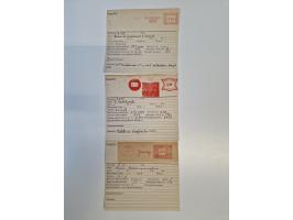 1928/66, over 1000 meter marks as specimen prints on master cards of the “Francotyp” company. Many different countries, inclu