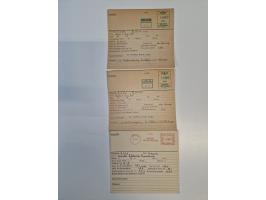 1928/66, over 1000 meter marks as specimen prints on master cards of the “Francotyp” company. Many different countries, inclu