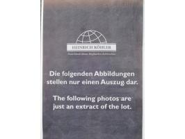 1928/45, umfangreicher Bestand &nbsp;“Absenderfreistempel Muster-Abschläge” auf geschätzt 1500-1800 Stammkarten der Firma “Fr