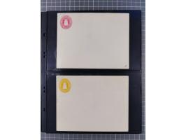 1861/64, kleine Sammlung von zwölf ungebrauchten Ganzsachenumschlag gegen, dabei U2-4B, U2A ND, U5B und U7A. Ein Fotoattest u