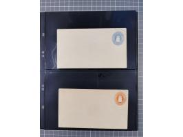 1861/64, kleine Sammlung von zwölf ungebrauchten Ganzsachenumschlag gegen, dabei U2-4B, U2A ND, U5B und U7A. Ein Fotoattest u