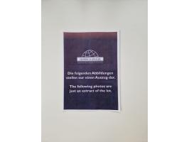 1946/69, umfangreicher Bestand &nbsp;“Absenderfreistempel Muster-Abschläge” auf geschätzt 5000 Stammkarten der Firma “Francot