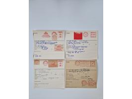 1946/69, umfangreicher Bestand &nbsp;“Absenderfreistempel Muster-Abschläge” auf geschätzt 5000 Stammkarten der Firma “Francot