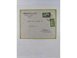 1915/57, 43 covers and cards from ottoman period to first fights, including WWI censor cards from Aleppo and Damas, parcel ca