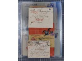 1826/1937 (ca.), umfangreiche Partie mit rund 40 Belegen, inkl. Deutsche Kolonie und WWI Besetzungen, interessante Einzel-, M