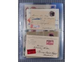 1826/1937 (ca.), umfangreiche Partie mit rund 40 Belegen, inkl. Deutsche Kolonie und WWI Besetzungen, interessante Einzel-, M