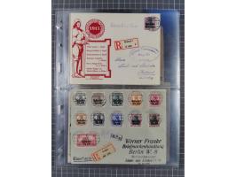 1826/1937 (ca.), umfangreiche Partie mit rund 40 Belegen, inkl. Deutsche Kolonie und WWI Besetzungen, interessante Einzel-, M