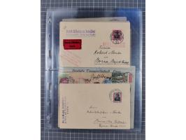 1826/1937 (ca.), umfangreiche Partie mit rund 40 Belegen, inkl. Deutsche Kolonie und WWI Besetzungen, interessante Einzel-, M