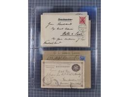1826/1937 (ca.), umfangreiche Partie mit rund 40 Belegen, inkl. Deutsche Kolonie und WWI Besetzungen, interessante Einzel-, M
