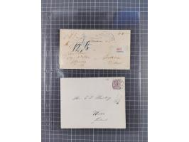 1826/1937 (ca.), umfangreiche Partie mit rund 40 Belegen, inkl. Deutsche Kolonie und WWI Besetzungen, interessante Einzel-, M