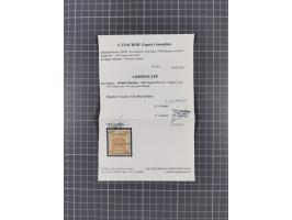 1920/22, small lot of better stamps and varieties including Bale 62b used, 71c on letter and 82a unused, several certificates