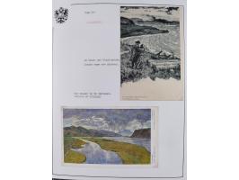 1900/15 (ca.), Red Cross Illustrated Postcards, impressive collection with well over 300 mostly unused cards, depicting sceni