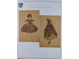 1900/15 (ca.), Red Cross Illustrated Postcards, impressive collection with well over 300 mostly unused cards, depicting sceni