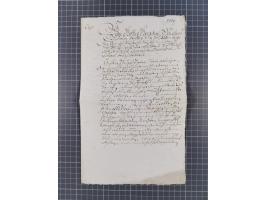 1709/1950, über 130 Briefe, Karten und Ganzsachen mit früher Botenpost, ca. 35 KZ- und Ghettopost-Belege mit u.a. zwei Karten