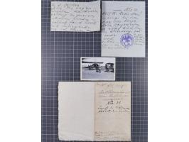 1709/1950, über 130 Briefe, Karten und Ganzsachen mit früher Botenpost, ca. 35 KZ- und Ghettopost-Belege mit u.a. zwei Karten