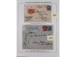 1919/1933, fast 30 Briefe und Karten mit Schwerpunkt bei der “Bodensee”-Post mit u.a. Sieger Nr. 19A, 19Ac, 19Ae, zwei fehler