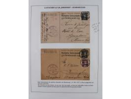1919/1933, fast 30 Briefe und Karten mit Schwerpunkt bei der “Bodensee”-Post mit u.a. Sieger Nr. 19A, 19Ac, 19Ae, zwei fehler