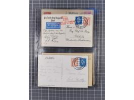 1919/1933, fast 30 Briefe und Karten mit Schwerpunkt bei der “Bodensee”-Post mit u.a. Sieger Nr. 19A, 19Ac, 19Ae, zwei fehler