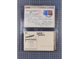 1919/1933, fast 30 Briefe und Karten mit Schwerpunkt bei der “Bodensee”-Post mit u.a. Sieger Nr. 19A, 19Ac, 19Ae, zwei fehler