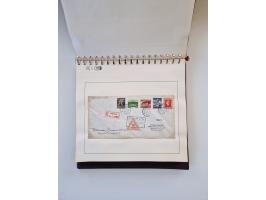 1931/2000 (ca.), interessanter Sammlungsbestand mit u.a. Postkarte “Tilling Raketenflugzeug” (Eckfehler), Österreich-Briefe m