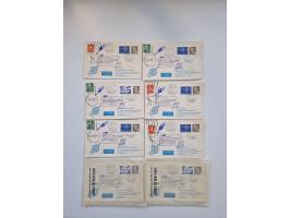 1931/2000 (ca.), interessanter Sammlungsbestand mit u.a. Postkarte “Tilling Raketenflugzeug” (Eckfehler), Österreich-Briefe m