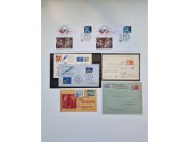 1931/2000 (ca.), interessanter Sammlungsbestand mit u.a. Postkarte “Tilling Raketenflugzeug” (Eckfehler), Österreich-Briefe m