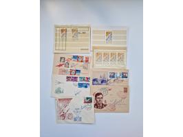 1931/2000 (ca.), interessanter Sammlungsbestand mit u.a. Postkarte “Tilling Raketenflugzeug” (Eckfehler), Österreich-Briefe m