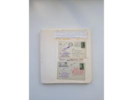 1931/2000 (ca.), interessanter Sammlungsbestand mit u.a. Postkarte “Tilling Raketenflugzeug” (Eckfehler), Österreich-Briefe m