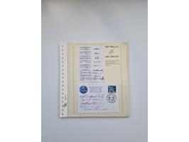 1931/2000 (ca.), interessanter Sammlungsbestand mit u.a. Postkarte “Tilling Raketenflugzeug” (Eckfehler), Österreich-Briefe m