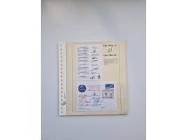 1931/2000 (ca.), interessanter Sammlungsbestand mit u.a. Postkarte “Tilling Raketenflugzeug” (Eckfehler), Österreich-Briefe m