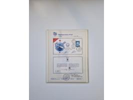 1931/2000 (ca.), interessanter Sammlungsbestand mit u.a. Postkarte “Tilling Raketenflugzeug” (Eckfehler), Österreich-Briefe m