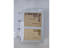 1920/23, umfangreiche Sammlung mit über 4600 Briefen, Karten und Ganzsachen. Dabei interessante Frankaturen, Blockeinheiten, 