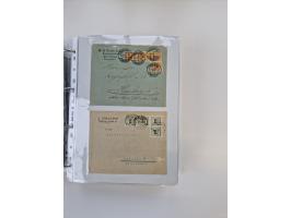 1920/23, umfangreiche Sammlung mit über 4600 Briefen, Karten und Ganzsachen. Dabei interessante Frankaturen, Blockeinheiten, 