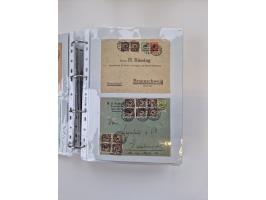 1920/23, umfangreiche Sammlung mit über 4600 Briefen, Karten und Ganzsachen. Dabei interessante Frankaturen, Blockeinheiten, 