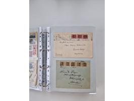 1920/23, umfangreiche Sammlung mit über 4600 Briefen, Karten und Ganzsachen. Dabei interessante Frankaturen, Blockeinheiten, 