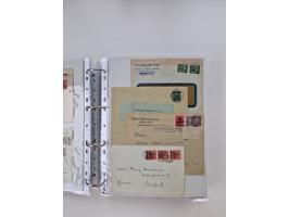 1920/23, umfangreiche Sammlung mit über 4600 Briefen, Karten und Ganzsachen. Dabei interessante Frankaturen, Blockeinheiten, 