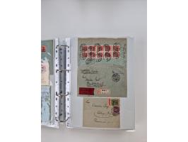 1920/23, umfangreiche Sammlung mit über 4600 Briefen, Karten und Ganzsachen. Dabei interessante Frankaturen, Blockeinheiten, 