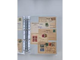 1920/23, umfangreiche Sammlung mit über 4600 Briefen, Karten und Ganzsachen. Dabei interessante Frankaturen, Blockeinheiten, 