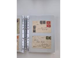 1920/23, umfangreiche Sammlung mit über 4600 Briefen, Karten und Ganzsachen. Dabei interessante Frankaturen, Blockeinheiten, 